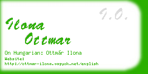 ilona ottmar business card